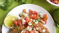 Brown Rice Salmon Patties with Fresh Salsa Brown Rice Salmon Patties with Fresh Salsa