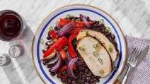 Mexican Pork Roast with Caramelized Onion & Black Beans Mexican Pork Roast with Caramelized Onion & Black Beans