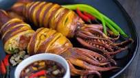Grilled Stuffed Squid (inihaw na pusit) Grilled Stuffed Squid (inihaw na pusit)