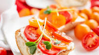Whipped Goat Cheese & Tomato Bruschetta Whipped Goat Cheese & Tomato Bruschetta
