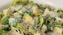 Warm Brussels Sprouts Caesar Salad Warm Brussels Sprouts Caesar Salad