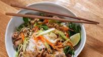 Cold Rice Noodles With Grilled Chicken and Peanut Sauce Cold Rice Noodles With Grilled Chicken and Peanut Sauce
