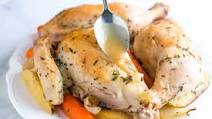 Roasted Rosemary Butterflied Chicken with Vegetables Roasted Rosemary Butterflied Chicken with Vegetables