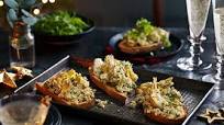 Warm artichoke bruschetta Warm artichoke bruschetta
