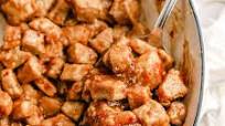 Chopped Pork Bites with Garlic Honey Chopped Pork Bites with Garlic Honey