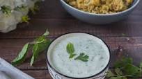 Coriander & mint raita Coriander & mint raita