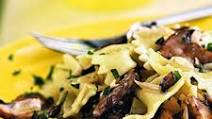 Cooking Light's Farfalle with Creamy Wild Mushroom Sauce Cooking Light's Farfalle with Creamy Wild Mushroom Sauce