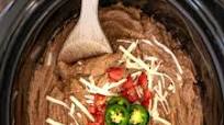 Easy Vegetarian Crockpot Refried Beans Recipe Easy Vegetarian Crockpot Refried Beans Recipe