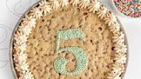 Giant Birthday Cookie Cake (+ free stencils!) Giant Birthday Cookie Cake (+ free stencils!)