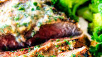 Spice Rubbed Steaks with Herb Butter (grill or pan seared) Spice Rubbed Steaks with Herb Butter (grill or pan seared)