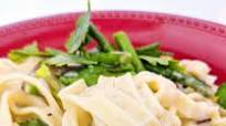 Fettuccine Alfredo with Fresh Spring Vegetables Fettuccine Alfredo with Fresh Spring Vegetables