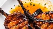 Tomahawk Pork Chops with Honey Garlic Sauce Tomahawk Pork Chops with Honey Garlic Sauce
