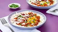 Chicken Tikka Masala Rice Bowl with Mango Cilantro Chutney Chicken Tikka Masala Rice Bowl with Mango Cilantro Chutney