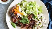 Vietnamese grilled pork chops with pickled slaw Vietnamese grilled pork chops with pickled slaw