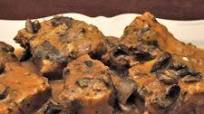 Pork & Mushrooms, Slow Cooker Pork & Mushrooms, Slow Cooker