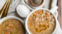 Instant Pot Vegetarian Navy Bean Soup Instant Pot Vegetarian Navy Bean Soup