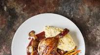 Red Wine-Braised Duck Leg, Mustard Mash, Heritage Carrots & Beans Red Wine-Braised Duck Leg, Mustard Mash, Heritage Carrots & Beans