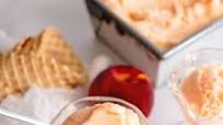 Homemade Peach Ice Cream Homemade Peach Ice Cream