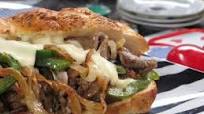 Philly Cheese Steak with Smoked Gruyere Sauce Philly Cheese Steak with Smoked Gruyere Sauce