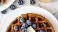 Blueberry waffles Blueberry waffles