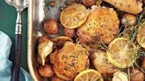 Lemon-Rosemary-Garlic Chicken and Potatoes Lemon-Rosemary-Garlic Chicken and Potatoes