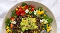 Spicy Southern California Black Bean Spaghetti Salad Spicy Southern California Black Bean Spaghetti Salad