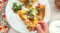 Open-faced Enchilada Quesadillas Open-faced Enchilada Quesadillas