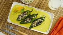 Chiles Cuaresmeños Rellenos de Huitlacoche | Recetas vegetarianas Chiles Cuaresmeños Rellenos de Huitlacoche | Recetas vegetarianas