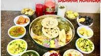 Recipe of Quick Punjabi Thali..Kadhi Pakoda,sarson ka saag,dahi Bhalla,carrots juice,lassi,gur Recipe of Quick Punjabi Thali..Kadhi Pakoda,sarson ka saag,dahi Bhalla,carrots juice,lassi,gur
