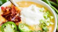 Chipotle Cheese Potato Soup (with fresh summer corn) Chipotle Cheese Potato Soup (with fresh summer corn)
