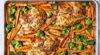 Sheet-Pan Chili-Lime Tilapia with Veggies Sheet-Pan Chili-Lime Tilapia with Veggies