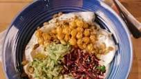 Savory Yogurt Bowl with Chickpeas, Cucumbers and Beets Savory Yogurt Bowl with Chickpeas, Cucumbers and Beets