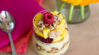 Mango Yogurt & Granola Parfait Mango Yogurt & Granola Parfait
