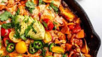 Black Bean & Butternut Squash Vegetarian Skillet Enchiladas Black Bean & Butternut Squash Vegetarian Skillet Enchiladas