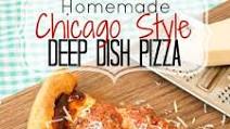 Homemade Chicago Style Deep Dish Pizza Homemade Chicago Style Deep Dish Pizza