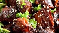 Honey Garlic Baked Pork Bites Honey Garlic Baked Pork Bites