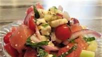 Greek Style Watermelon Salad Greek Style Watermelon Salad