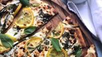 Charred Broccolini and Lemon Pizza Charred Broccolini and Lemon Pizza