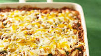 BEEF AND PASTA FLORENTINE BAKE BEEF AND PASTA FLORENTINE BAKE