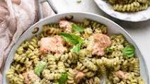 Salmon Pesto Pasta Salmon Pesto Pasta