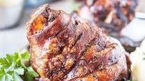 Schweinshaxe German Pork Hock (Roasted & Served with Dark Lager Gravy) Schweinshaxe German Pork Hock (Roasted & Served with Dark Lager Gravy)