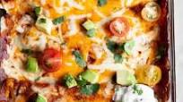 Pinto Bean Veggie Enchiladas Pinto Bean Veggie Enchiladas