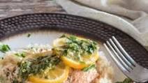 Pressure Cooker Salmon and Rice With Lemon Caper Chimichurri Pressure Cooker Salmon and Rice With Lemon Caper Chimichurri