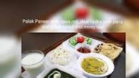 Palak Paneer with Tawa roti,daal tadka with jeera rice,Green salad and Minty Lasi Palak Paneer with Tawa roti,daal tadka with jeera rice,Green salad and Minty Lasi