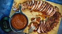 Dry-Rubbed Pork Tenderloin with Fire-Roasted Tomato Sauce Dry-Rubbed Pork Tenderloin with Fire-Roasted Tomato Sauce