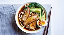 Japanese-style pork noodle soup Japanese-style pork noodle soup