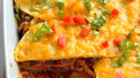 Turkey and Black Bean Enchilada Casserole Turkey and Black Bean Enchilada Casserole