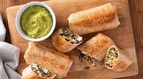 Chicken and Kale Chimichangas Chicken and Kale Chimichangas
