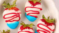 4th of July Chocolate Covered Strawberries 4th of July Chocolate Covered Strawberries