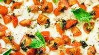Bruschetta Chicken Alfredo Flatbread Bruschetta Chicken Alfredo Flatbread